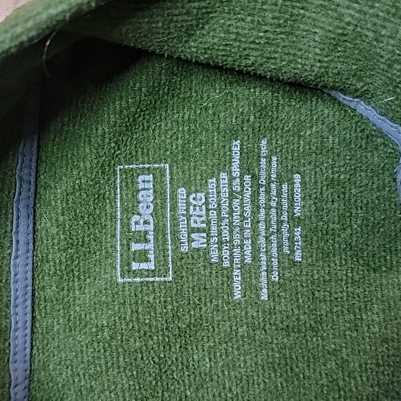 LL bean fleece 1/4 zip medium - Picture 2 of 4
